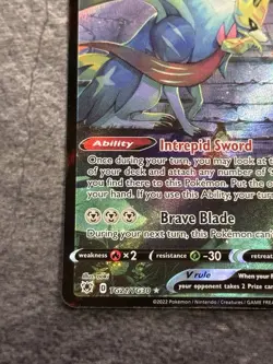 Pokemon TCG Zacian v Trainer Gallery Card TG21/TG30 Astral Radiance - Image 4