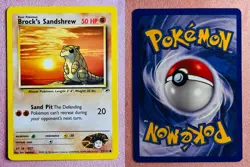Brock's Sandshrew 72/132 | Gym Heroes | 2000 WOTC Vintage Pokemon TCG Card | NM - Image 3