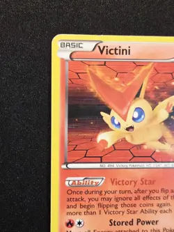 Victini BW32 Promo Holo Rare Pokemon Black & White 2011 English TCG Card - Image 3