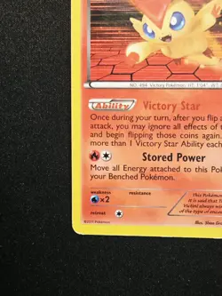 Victini BW32 Promo Holo Rare Pokemon Black & White 2011 English TCG Card - Image 5