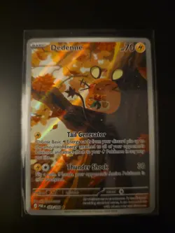 Pokemon TCG Dedenne EX #93 Full Art Holo Card NM - Image 1
