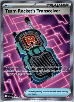 Team Rocket's Transceiver 263/217 ME: Ascended Heroes - Pokemon Card - NM - Image 1