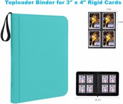 Pokemon Bubble Mew 4 Pocket Laser Engraved Teal Top Loader Binder 128 Slots New - Image 2