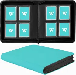 Pokemon Bubble Mew 4 Pocket Laser Engraved Teal Top Loader Binder 128 Slots New - Image 3