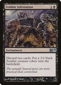 Zombie Infestation - Foil Magic 2012 MP MTG - Image 1