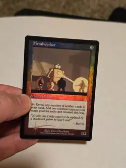 Magic the Gathering MTG Urzas Destiny Metalworker Foil, English NM w/Roller Line - Image 1