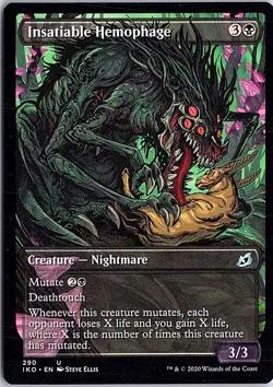 Insatiable Hemophage (Showcase) U Ikoria: Lair of Behemoths 290 LP MTG - Image 1