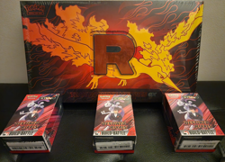 Pokemon TCG Team Rocket’s Moltres ex Premium Collection 3× Destined Rivals B&B - Image 1