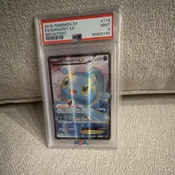 Pokemon Manaphy EX PSA 9 116/122 Breakpoint Ultra Rare Full Art Holo English - Image 2