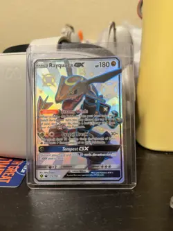 Rayquaza GX 177/168 Secret Rare Full Art Holo Celestial Storm Pokemon TCG - Image 1