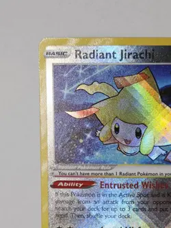 Radiant Jirachi 120/195 SWSH12: Silver Tempest - Radiant Holo Rare - Pokemon NM - Image 3