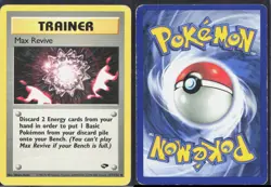 MAX REVIVE 117/132 UC GYM CHALLENGE POKEMON UNLIMITED MP - Image 1