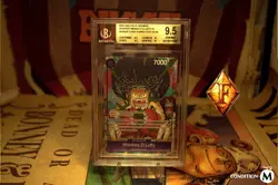 One Piece Monkey D. Luffy OP07-073 Bandai card games 2025-26 BGS 9.5 - Image 1