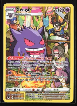 Pokemon Gengar TG06 Lost Origin Trainer Gallery Ultra Rare Full Art Holo NM - Image 1