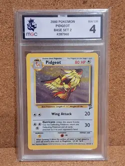 Pokemon Pidgeot Holo Rare TCG Card Base Set 2, 14/130 MGC 4 - Image 1