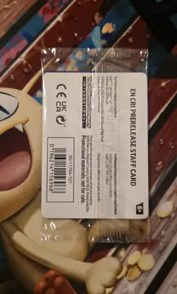 Pokemon Chaos Rising Prerelease STAFF Promos Sealed - Image 3