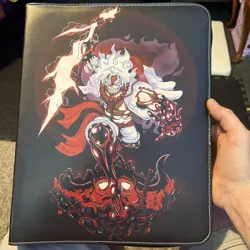 Monkey D Luffy 3 Ring Card Binder Zip Up - Image 1