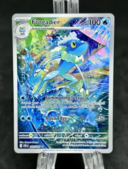 Pokemon Frogadier Full Art Holo 100 HP Stage 1 Water Type 089/086 English Card - Image 1