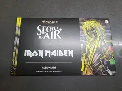 💜Magic The Gathering MTG Secret Lair x Iron Maiden Album Art Rainbow Foil - Image 1