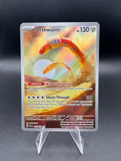 Pokemon TCG Orthoworm 224/193 Paldea Evolved Holo Secret Rare Full Art Mint - Image 1