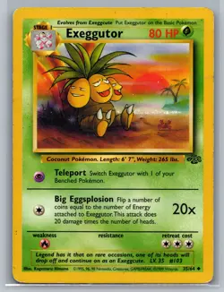 Exeggutor Jungle #35/64 Uncommon Pokemon Card - Image 1