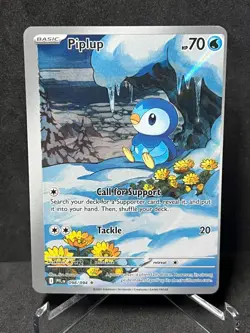 Pokemon Piplup Illustration Rare 098/094 Near Mint Phantasmal Flames - Image 1