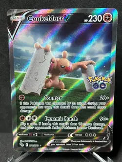 Conkeldurr V Alternate Full Art 074/078 Pokemon GO Near Mint - Image 1