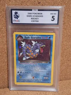Pokemon Dark Gyarados Team Rocket 8/82 Holo 2000- MGC 5 - Image 1
