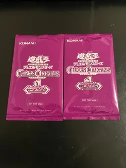 2× Expansion Pack Yu-Gi-Oh! OCG Duel Monsters CHAOS ORIGINS promo limited NEW - Image 1