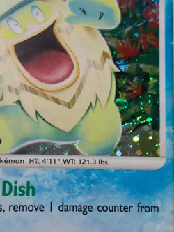 Pokemon Diamond & Pearl Secret Wonders #13 Ludicolo Holo PSA 8 SWIRL, Holo Bleed - Image 3