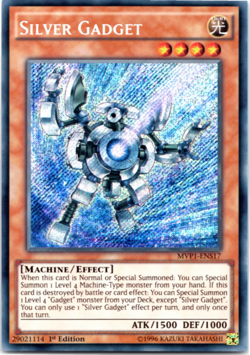 Silver Gadget - MVP1-ENS17 - Secret Rare 1st Edition Yugioh - Image 1
