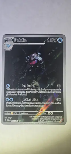Palafin 225/091 Illustration Rare Paldean Fates Pokemon Card NM - Image 1