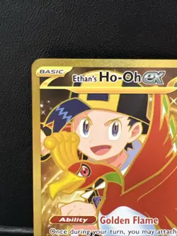 Pokemon TCG Destined Rivals Ethan's Ho-Oh EX Card 239/182 - Image 2