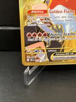 Pokemon TCG Destined Rivals Ethan's Ho-Oh EX Card 239/182 - Image 5