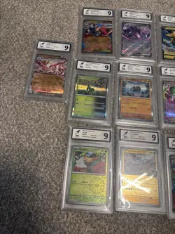 Bundle 16 Pokemon Card Slabs Bundle RKT Graded - Image 2