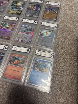 Bundle 16 Pokemon Card Slabs Bundle RKT Graded - Image 5