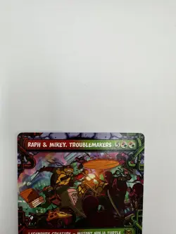 MTG TMNT Raph & Mikey Troublemakers Showcase #250 Rare Magic NM - Image 2