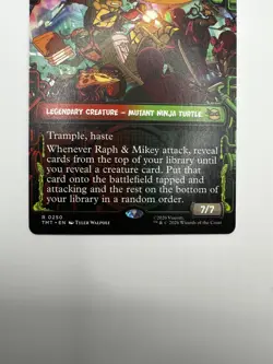 MTG TMNT Raph & Mikey Troublemakers Showcase #250 Rare Magic NM - Image 3