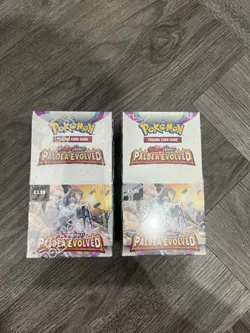 Pokemon Paldea Evolved Half Booster Box x2 - 36 Packs Total - Brand New SEALED - Image 1