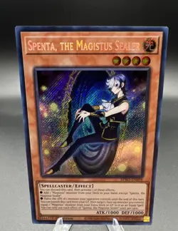 Yu-Gi-Oh! Spenta the Magistus Sealer Burst Protocol 1st Ed Holo Effect 1000/1000 - Image 1