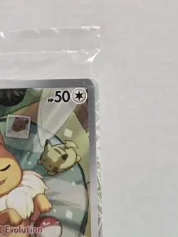 Pokemon TCG Eevee SVP 173 Sealed Pokemon Center Stamped Black Star Promo Holo - Image 3