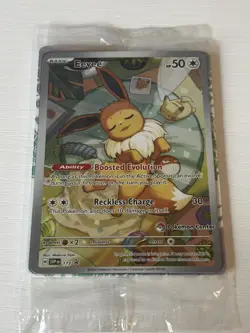 Pokemon Eevee SVP 173 Prismatic Evolutions Promo Stamped Center sealed - Image 2