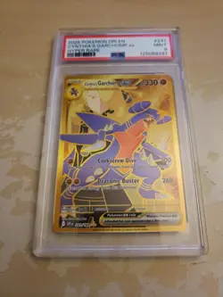Cynthia's Garchomp ex PSA 9 English Pokemon Card 241 Hyper Rare Gold 2025 - Image 1