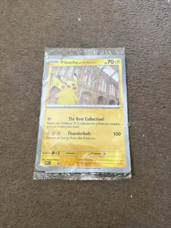 Pikachu At The Museum national history museum JUMBO Promo card - SEALED - Image 1