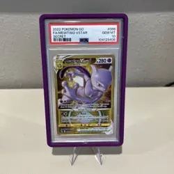 2022 Pokemon GO Mewtwo VStar Gold Secret Rare - 086/078 PSA 10 - Image 1