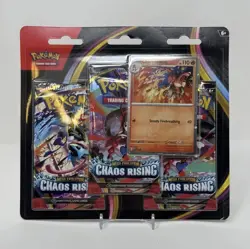 Pokemon TCG ME04: Chaos Rising 3-Pack Blister - Sealed - IN HAND READY TO SHIP - Image 1
