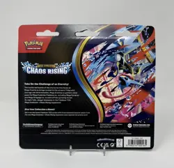 Pokemon TCG ME04: Chaos Rising 3-Pack Blister - Sealed - IN HAND READY TO SHIP - Image 2