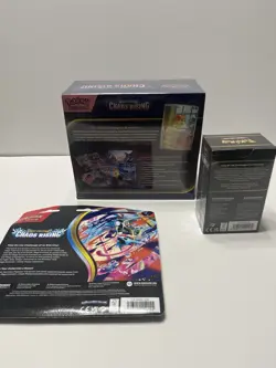LOT 3 ITEMS Pokemon TCG Chaos Rising ETB 3 Pack Blister booster Bundle SEALED - Image 2