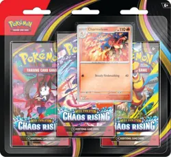Pokemon TCG ME04: Chaos Rising 3-Pack Blister - Sealed - Pre Order Confirmed - Image 1