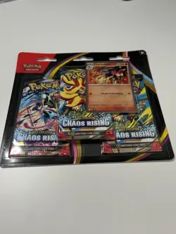 Pokemon TCG Chaos Rising 3-Pack Blister Charmeleon Promo Brand New Sealed - Image 3